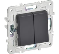 Выключатель IEK SKANDY 2-кл. перекр., 10А SK-V06T, титан SK-V23-0-10-K48