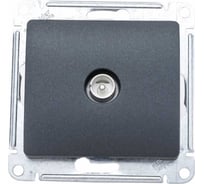 Механизм коннектора TV антенны Systeme Electric Glossa антрацит GSL000793