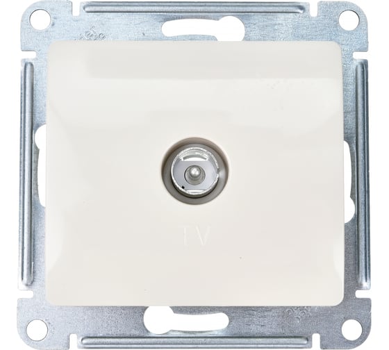 Механизм коннектора TV антенны Systeme Electric Glossa бежевый GSL000293