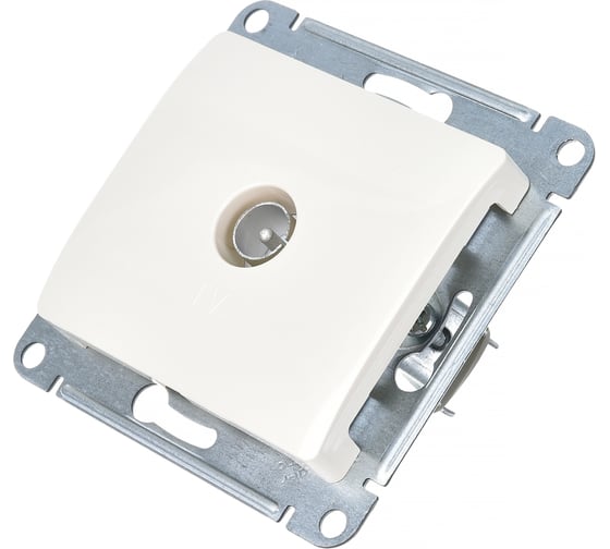 Механизм коннектора TV антенны Systeme Electric Glossa бежевый GSL000293