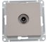 Механизм оконечной TV розетки Systeme Electric AtlasDesign 1DB шампань ATN000591 1