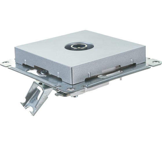 Механизм оконечной TV розетки Systeme Electric AtlasDesign 1DB алюминий ATN000391