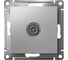 Механизм оконечной TV розетки Systeme Electric AtlasDesign 1DB алюминий ATN000391 2