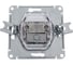 Механизм оконечной TV розетки Systeme Electric AtlasDesign 1DB жемчужный ATN000491 3
