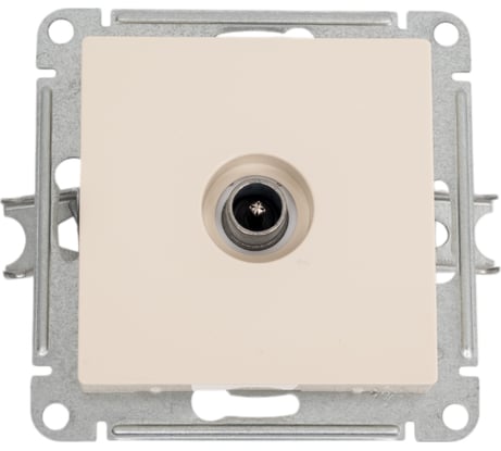 Механизм проходной TV розетки Systeme Electric AtlasDesign 4DB бежевый ATN000292