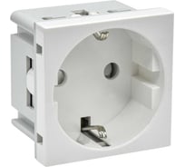 Розетка IEK PRIMER РКС-20-30-П-К з/к з/ш в/з, белый PR-KK40D-RSZH-2-2-K01