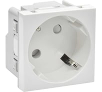 Розетка IEK PRIMER РКС-20-30-П-45 45град з/к з/ш в/з, белый PR-KK40D-RSZH-2-2-45-K01