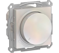 Механизм поворотно-нажимного светорегулятора Systeme Electric AtlasDesign 315Вт жемчужный ATN000434
