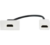Розетка HDMI IEK PRIMER РКМ-10-00-П M/M (1 мод.) белая PR-KK40D-RH-0-1-K01