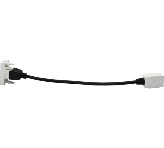 Розетка HDMI IEK PRIMER РКМ-10-00-П M/M (1 мод.) белая PR-KK40D-RH-0-1-K01