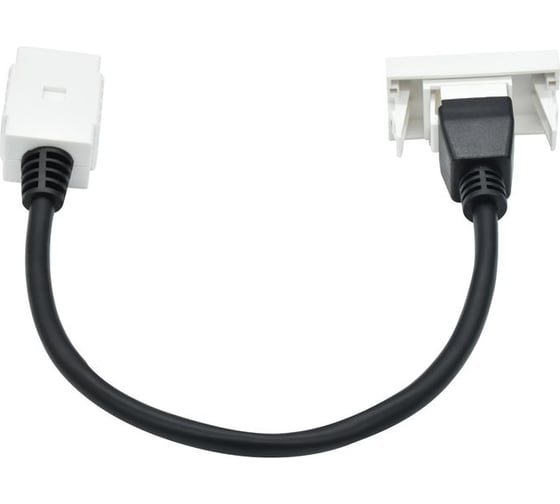 Розетка HDMI IEK PRIMER РКМ-10-00-П M/M (1 мод.) белая PR-KK40D-RH-0-1-K01