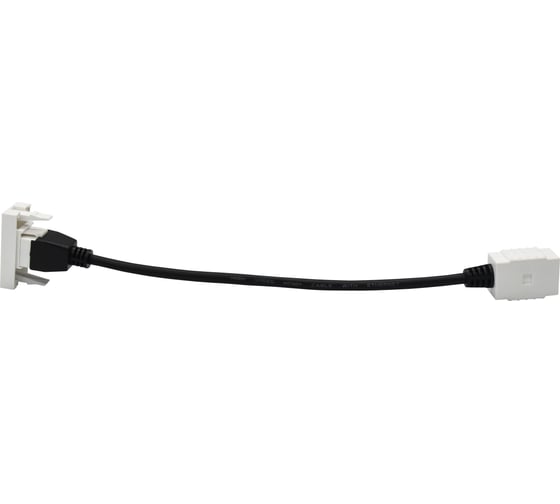 Розетка HDMI IEK PRIMER РКМ-10-00-П M/M (1 мод.) белая PR-KK40D-RH-0-1-K01