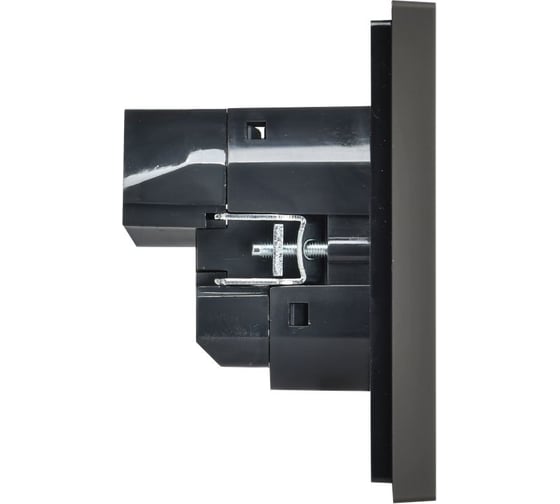 Розетка IEK FORTEPIANO з/к/ш в/к 16А USB A+A 3,1А FP345 серая FP-R14-16-U21-D31-K03