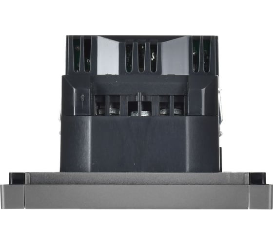 Розетка IEK FORTEPIANO з/к/ш в/к 16А USB A+A 3,1А FP545 сталь FP-R14-16-U21-D31-K46