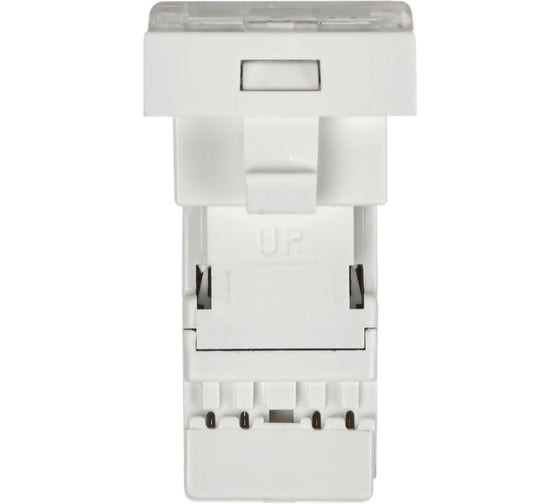 Розетка IEK PRIMER РКИ-10-00-П-6 RJ45 кат.6 (1 мод.) бел. PR-KK40D-RI-0-1-C06U-K01