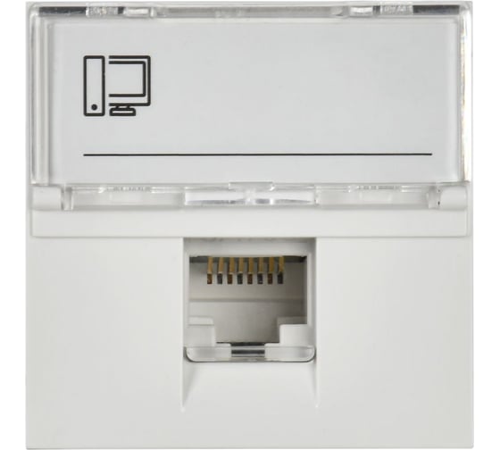 Розетка IEK PRIMER РКИ-20-00-П-6 RJ45 кат.6 (2 мод.) бел. PR-KK40D-RI-0-2-1C06U-K01