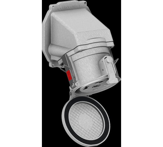 Розетка встраиваемая (панельная) угловая Proconect 200-250А, 3P+E, 380-440v. Металл AS7G. Макс. сеч. 95/120 мм.кв.. IP66/67 3PS2D30E01 + 3PS2LB