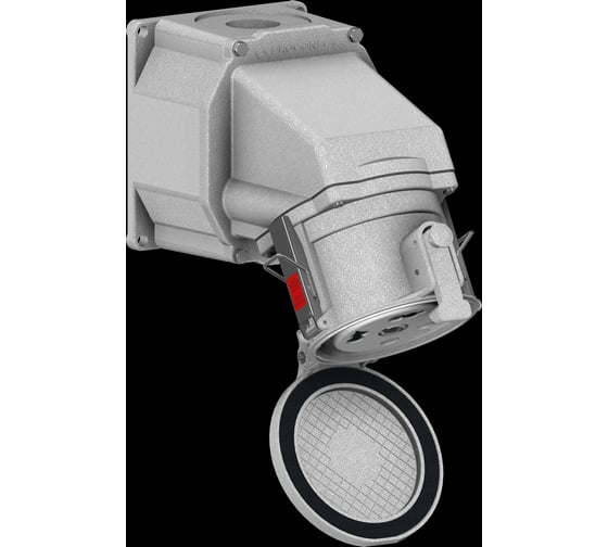 Розетка накладная (настенная) Proconect 200-250А, 3P+E, 380-440v. Металл AS7G. Макс. сеч. 95/120 мм.кв.. IP66/67 3PS2D30E01 + 3PS2WAS