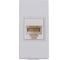 Розетка Systeme Electric W45 1XRJ45 CAT.5E ФОРМАТА 45x22,5 БЕЛАЯ RAL 9003 RIN-145K5E-B 1