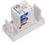 Розетка Systeme Electric W45 1XRJ45 CAT.5E ФОРМАТА 45x22,5 БЕЛАЯ RAL 9010 RIN-145K5E-BE 4