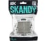 Выключатель 2-клавишный IEK SKANDY 10А SK-V04N никель SK-V20-0-10-K50 5