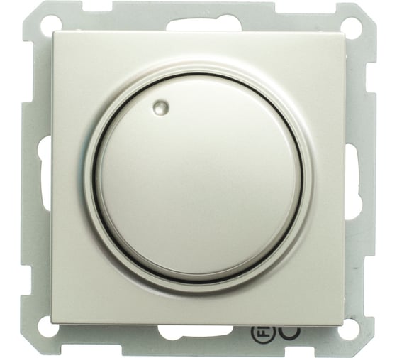 Светорегулятор (диммер) поворотный Systeme Electric W59 400Вт, 230В, механизм, шампань SR-5S3-4-86 1