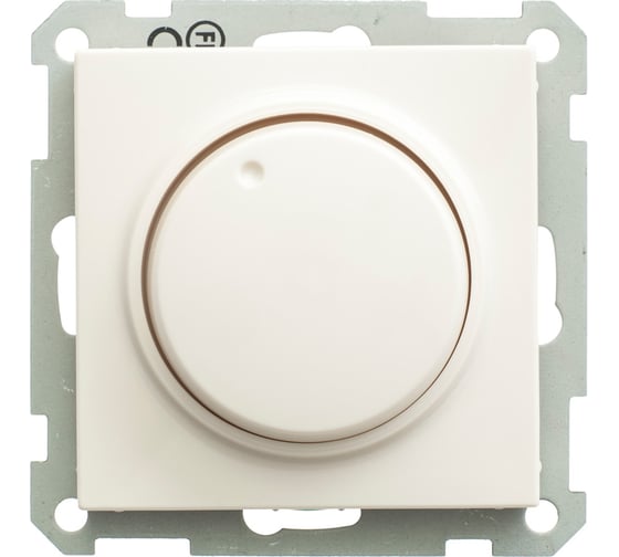 Светорегулятор (диммер) поворотный Systeme Electric W59 400Вт, 230В, механизм, слоновая кость SR-5S3-2-86 1