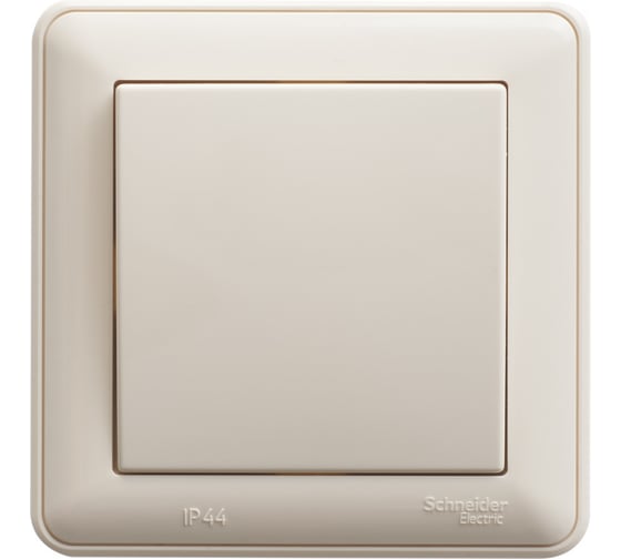Переключатель Systeme Electric W59 1 клавиша, 10АХ, в сборе, слоновая кость VS610-156-28 1