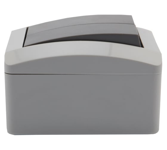 Двухклавишный выключатель KRANZ INDUSTRIAL, IP54, о/у, серый KR-78-0609
