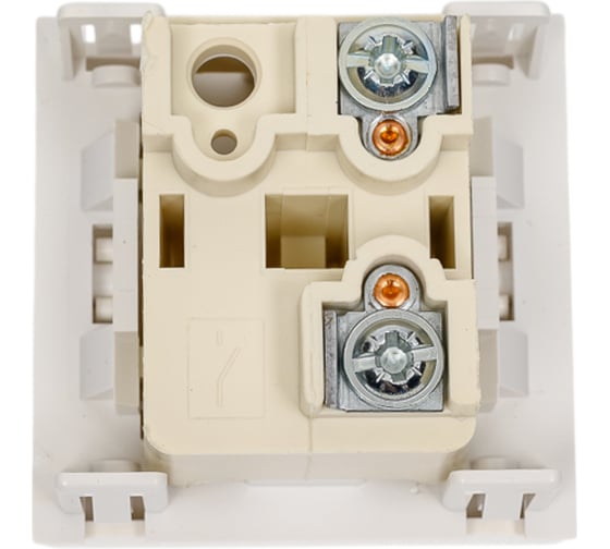 Выключатель Systeme Electric В45 СУ 1клавишный для кабель-канала, белый RAL9010 VN1U-141-BE