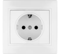 Розетка TDM ELECTRIC 2П+З 16А 250В белая Таймыр, пром. упак. 200 шт. SQ1814-0512