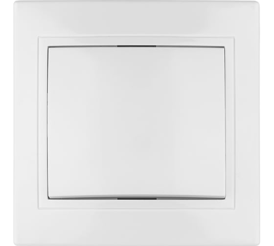 Выключатель 1-клавишный TDM ELECTRIC 10А, белый, Таймыр, пром. упак. 200 шт SQ1814-0501