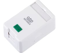 Коробка настенная DATAREX 1 порт, шторка, белый DR-512000