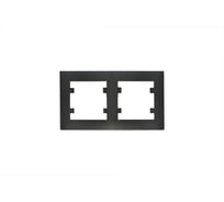 Рамка 2-м MAKEL KAREA RIZZ горизонтальная черн. 88054702