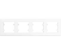 Рамка 4-м MAKEL KAREA RIZZ горизонтальная бел. 88001704