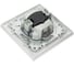 Выключатель MAKEL 2-клавишный СП KAREA LINE STAR 10А IP20 с подсветкой жемчужный. 86100023 4