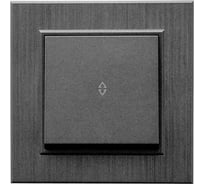 Переключатель 1-клавишный MAKEL СП KAREA LINE STAR 10А, IP20, дым. металлик 86050005