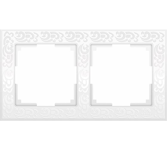 Рамка на 2 поста WERKEL Flock белый a050797