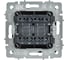 Выключатель 2-клавишный перекрестный IEK BRITE 10А ВС10-2-3-БрА алюминий BR-V23-0-10-K47 5