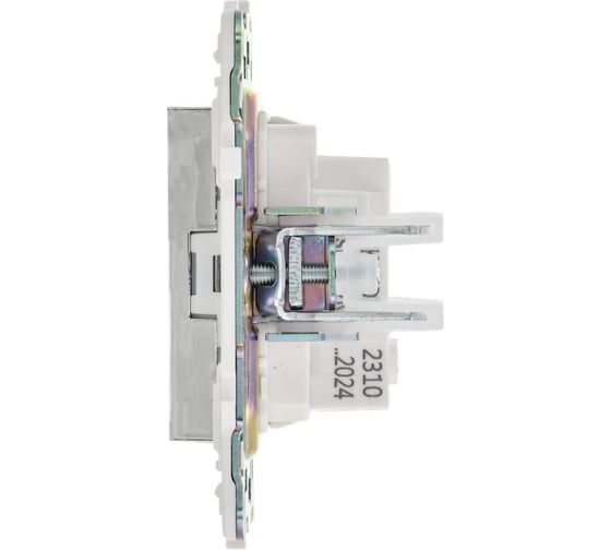 Розетка IEK SKANDY без з/к/ш 10А SK-R02N никель SK-R10-10-K50