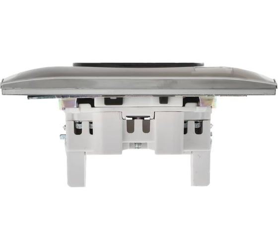 Розетка IEK SKANDY 2-я без з/к/ш 10А в сб. SK-R10N никель SK-R20-10-K50-F