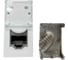 Компьютерная розетка Filum RJ45, FTP, CAT6A, 45x22,5 мм (mosaic), toolles, белая FL-FP114-C6A 1