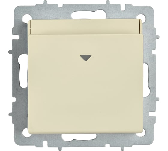 Выключатель карточный IEK BRITE 30А ВС10-1-8-БрКр бежевый BR-V11-0-10-K10