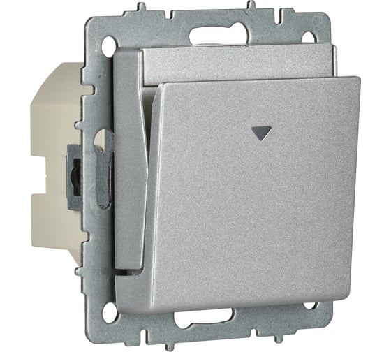 Выключатель карточный IEK BRITE 30А ВС10-1-8-БрА алюминий BR-V11-0-10-K47