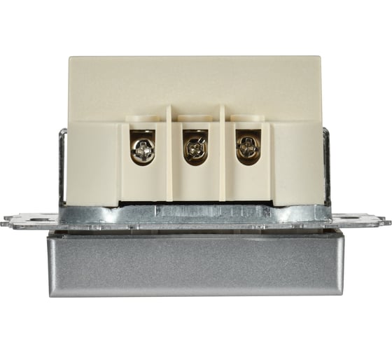 Выключатель карточный IEK BRITE 30А ВС10-1-8-БрА алюминий BR-V11-0-10-K47