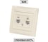 Розетка компьютерная двойная TDM ELECTRIC RJ45, слоновая кость, Лама TDM SQ1815-0155 2