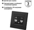 Розетка телефонная + компьютерная TDM ELECTRIC RJ11 + RJ45, черная, Сенеж TDM SQ1816-0327 4