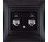 Розетка компьютерная двойная TDM ELECTRIC RJ45, графит, Лама TDM SQ1815-0675 1