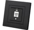 Розетка компьютерная TDM ELECTRIC RJ45, черная, Сенеж TDM SQ1816-0322 1
