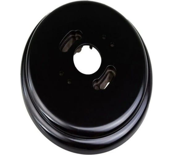 Рамка Electraline 1-местная R, пластик, черный RF1-610-23 1